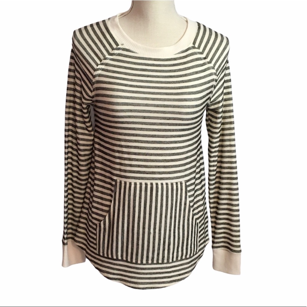Rewind Striped Pullover Top NWT XS